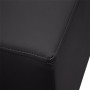 Taburet Cube - imitatie piele POLY - negru Taburet Cube - imitatie piele POLY - negru