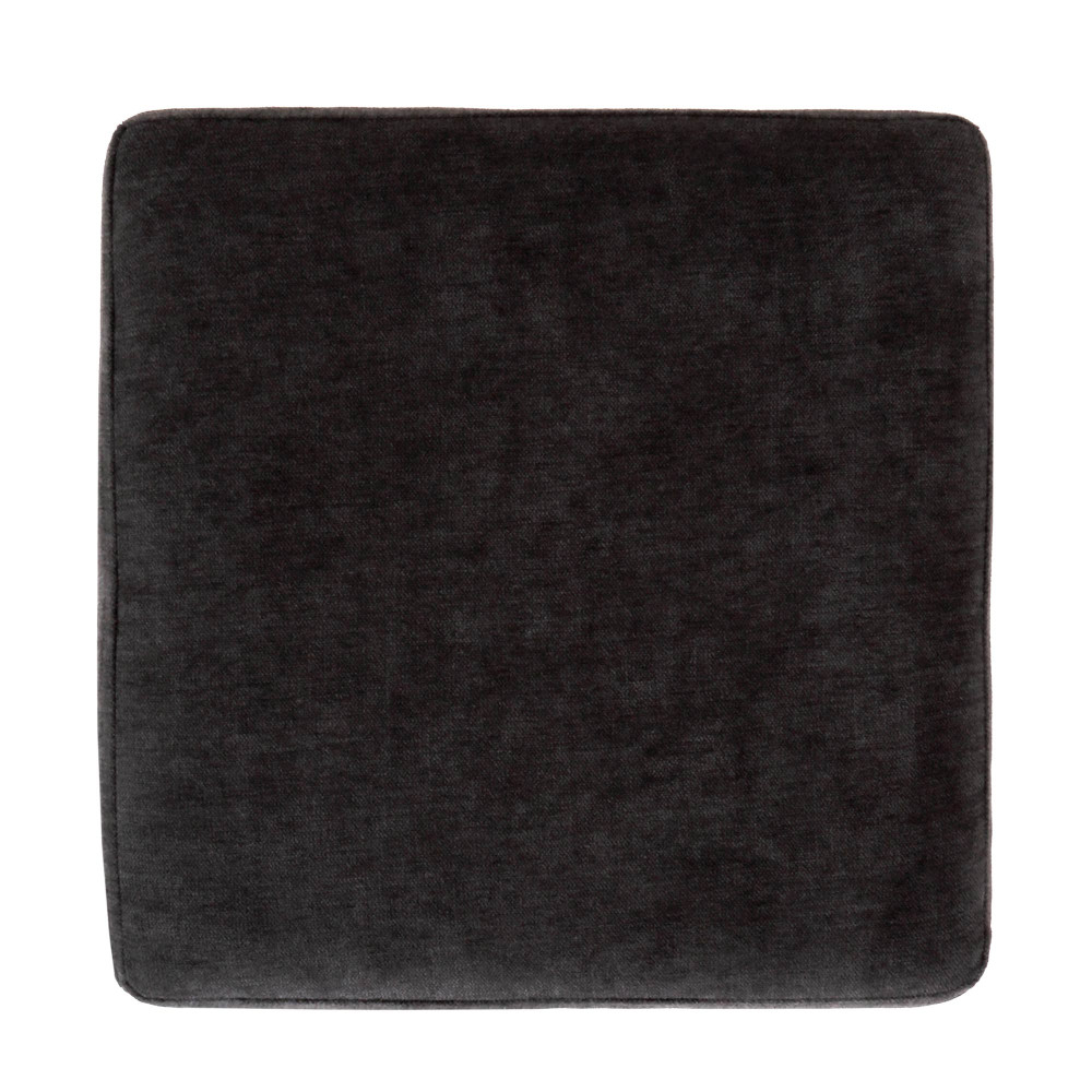 Taburet Cube - stofa K6 - negru