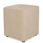 Taburet Cube - stofa K8 - crem