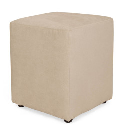 Taburet Cube - stofa K8 - crem Taburet Cube - stofa K8 - crem