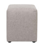 Taburet Cube - stofa M601 - crem Taburet Cube - stofa M601 - crem