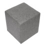 Taburet Cube - stofa M609 - gri deschis Taburet Cube - stofa M609 - gri deschis