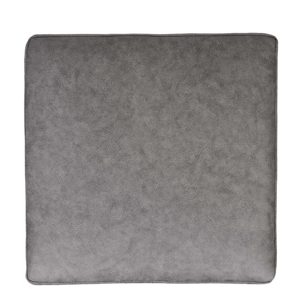 Taburet Cube - stofa M609 - gri deschis Taburet Cube - stofa M609 - gri deschis