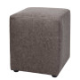 Taburet Cube - stofa M610 - bej Taburet Cube - stofa M610 - bej