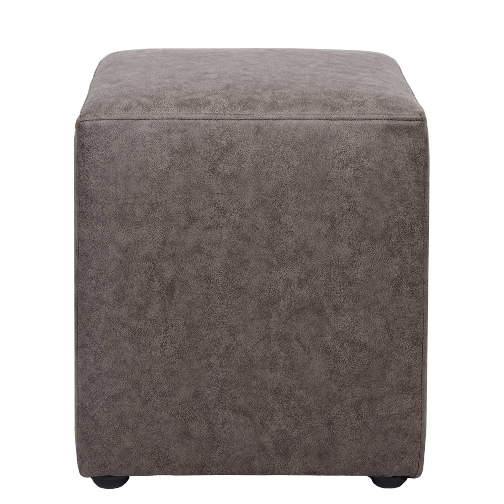 Taburet Cube - stofa M610 - bej Taburet Cube - stofa M610 - bej