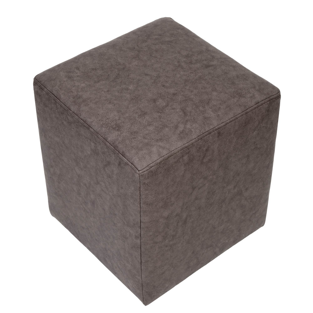 Taburet Cube - stofa M610 - bej Taburet Cube - stofa M610 - bej
