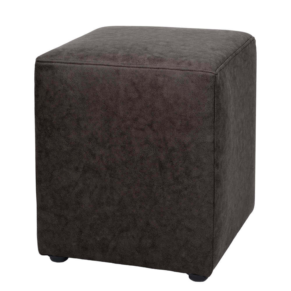 Taburet Cube - stofa M612 - maro