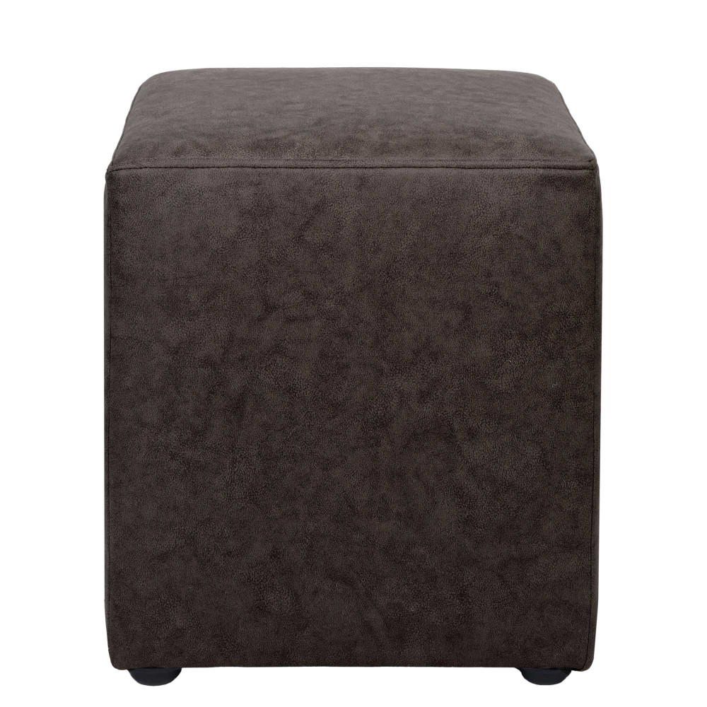 Taburet Cube - stofa M612 - maro