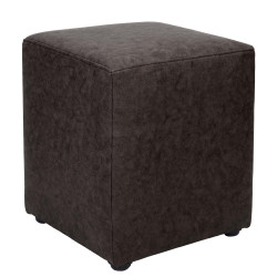 Taburet Cube - stofa M612 - maro Taburet Cube - stofa M612 - maro