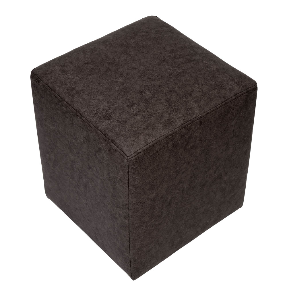 Taburet Cube - stofa M612 - maro