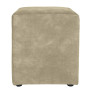 Taburet Cube - stofa P03 - bej Taburet Cube - stofa P03 - bej
