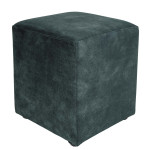 Taburet Cube - stofa P13 - turcoaz