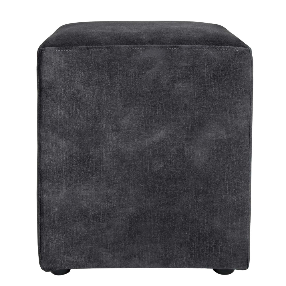 Taburet Cube - stofa P17 - gri Taburet Cube - stofa P17 - gri