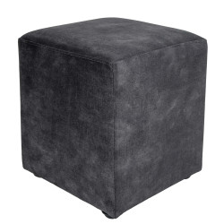 Taburet Cube - stofa P17 - gri Taburet Cube - stofa P17 - gri