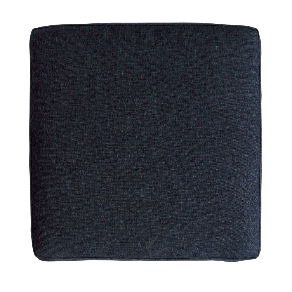 Taburet Cube - stofa S80 - albastru Taburet Cube - stofa S80 - albastru
