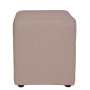 Taburet Cube - stofa S17 - bej Taburet Cube - stofa S17 - bej
