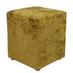 Taburet Cube - stofa E51 - galben Taburet Cube - stofa E51 - galben