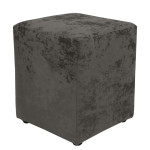 Taburet Cube - stofa E30 - gri