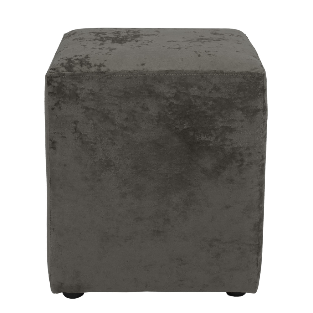 Taburet Cube - stofa E30 - gri Taburet Cube - stofa E30 - gri