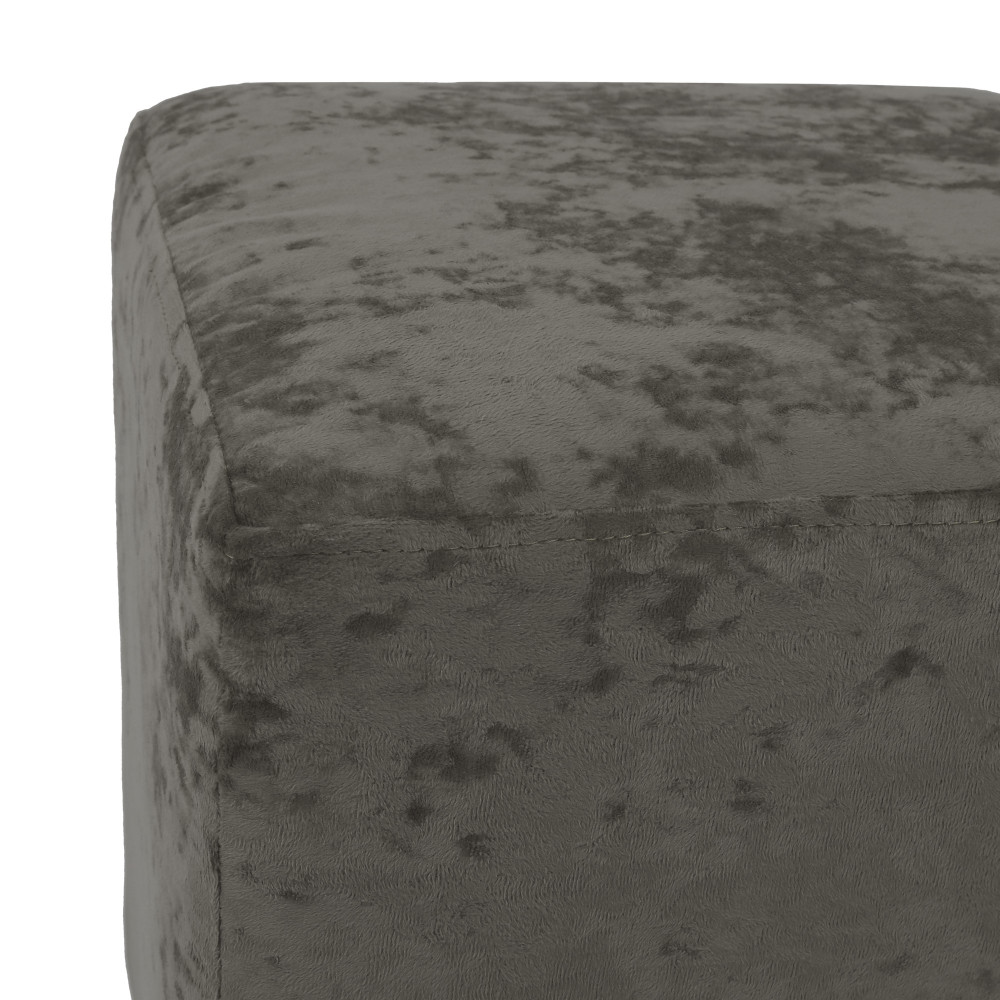 Taburet Cube - stofa E30 - gri Taburet Cube - stofa E30 - gri