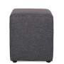Taburet Cube - stofa S05 - gri Taburet Cube - stofa S05 - gri