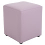 Taburet Cube - imitatie piele mov - 21897 Taburet Cube - imitatie piele mov - 21897