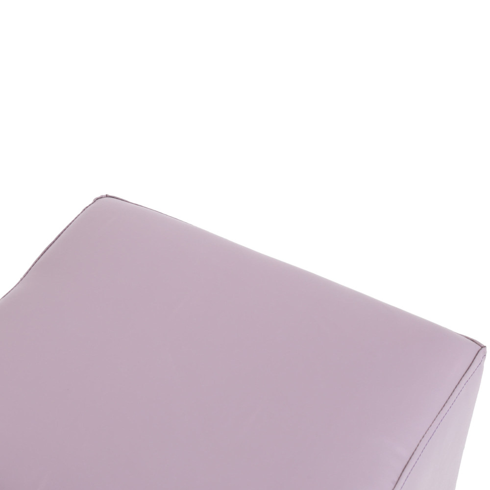 Taburet Cube - imitatie piele mov - 21897 Taburet Cube - imitatie piele mov - 21897