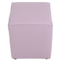 Taburet Cube - imitatie piele mov - 21897 Taburet Cube - imitatie piele mov - 21897