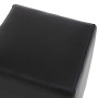 Taburet Cube - imitatie piele negru - 21901