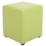 Taburet Cube - imitatie piele verde - 21899 Taburet Cube - imitatie piele verde - 21899