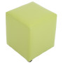 Taburet Cube - imitatie piele verde - 21899 Taburet Cube - imitatie piele verde - 21899