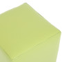 Taburet Cube - imitatie piele verde - 21899 Taburet Cube - imitatie piele verde - 21899