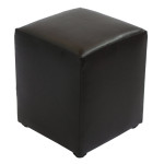 Taburet Cube - imitatie piele wenge - 21835