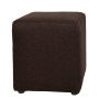 Taburet Cube - stofa S16 - maro Taburet Cube - stofa S16 - maro