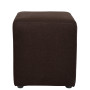 Taburet Cube - stofa S16 - maro Taburet Cube - stofa S16 - maro