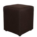 Taburet Cube - stofa S16 - maro