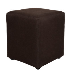 Taburet Cube - stofa S16 - maro Taburet Cube - stofa S16 - maro