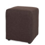 Taburet Cube - stofa S04 - maro