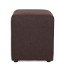 Taburet Cube - stofa S04 - maro