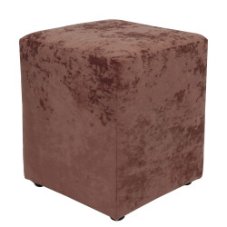Taburet Cube - stofa E45 - roz Taburet Cube - stofa E45 - roz