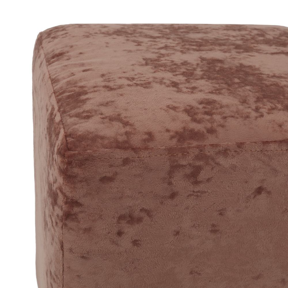 Taburet Cube - stofa E45 - roz Taburet Cube - stofa E45 - roz