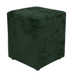 Taburet Cube - stofa E57 - verde