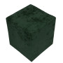 Taburet Cube - stofa E57 - verde Taburet Cube - stofa E57 - verde
