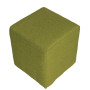 Taburet Cube - stofa S22 - verde Taburet Cube - stofa S22 - verde