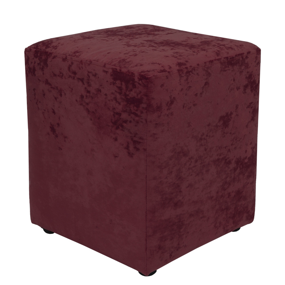 Taburet Cube - stofa E42 - visiniu Taburet Cube - stofa E42 - visiniu