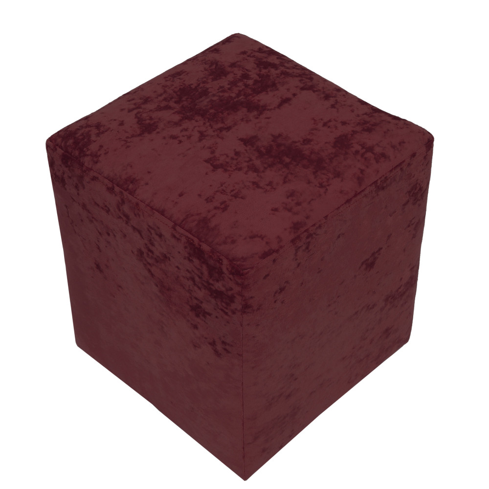 Taburet Cube - stofa E42 - visiniu Taburet Cube - stofa E42 - visiniu