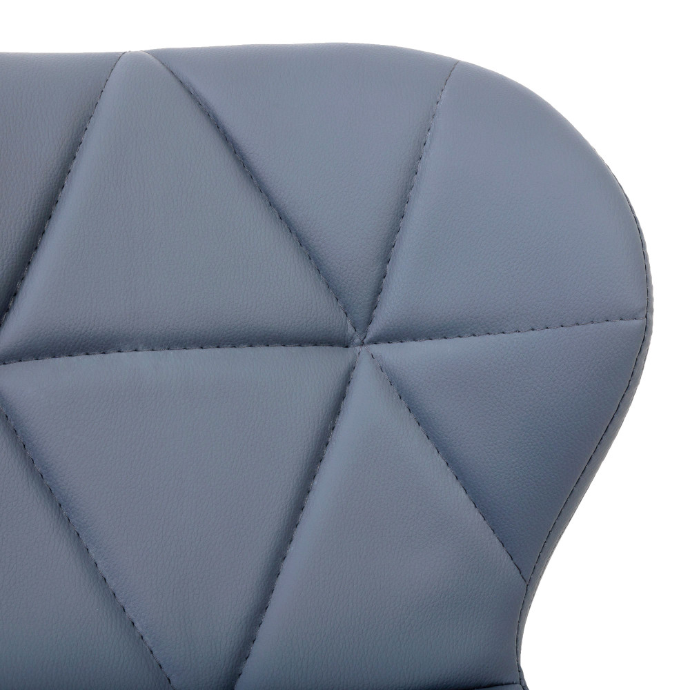Scaun Eliza - cadru lemn - imitatie piele gri Scaun Eliza - cadru lemn - imitatie piele gri