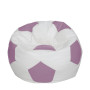 Fotoliu puf Extra Ball - imitatie piele - alb/mov Fotoliu puf Extra Ball - imitatie piele - alb/mov