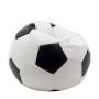 Fotoliu puf Extra Ball - imitatie piele - alb/negru Fotoliu puf Extra Ball - imitatie piele - alb/negru