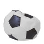 Fotoliu puf Extra Ball - imitatie piele - alb/wenge Fotoliu puf Extra Ball - imitatie piele - alb/wenge
